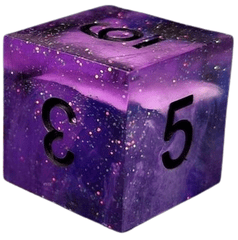 UNDERWORLD DICE UV ACTIVATED - MOONIE BLACK INK